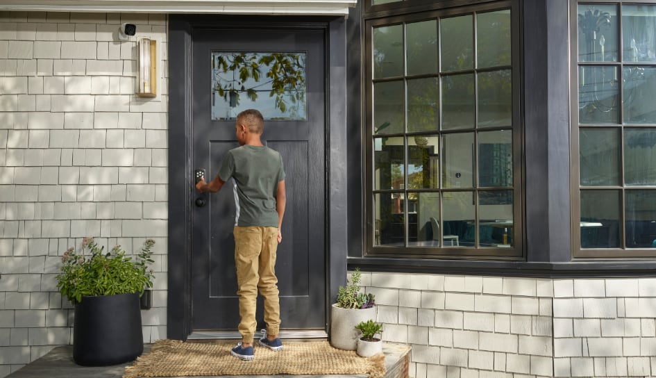 Vivint Smart Lock on home in Green Bay